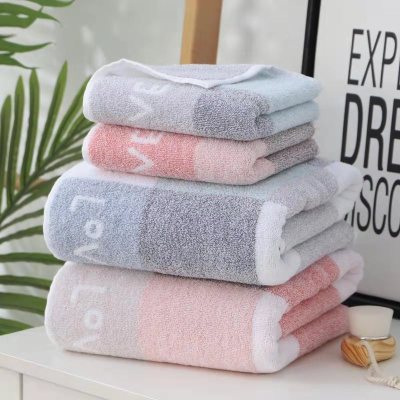 Fu Tian-Couple Bath Towel Regent Yarn Bath Towel Super Soft Absorbent Bath Towel Love Couple Bath Towel