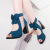2020 European American Summer New Fashion Sandal Boots Hollow Bow Women's Sandals Back Zipper Peep Toe Women's Shoes Hair Generation
