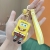 Creative Korean Version Cartoon SpongeBob Series Car Key Ring Couple Girlish Bag Pendant Small Jewelry