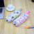 Stylish and Portable Storage Printing Portable Canvas Pen Bag Wear-Resistant Waterproof Large Capacity Stationery Pencil Box Bag