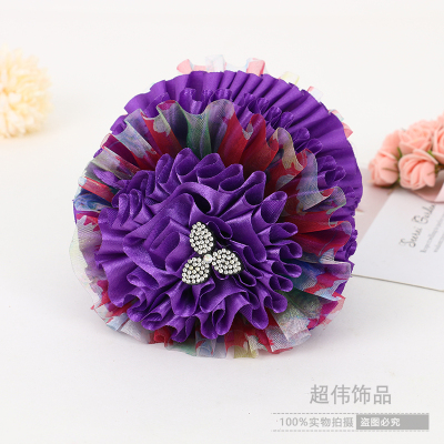 Headdress Flower Grip Korean Flower Hair Clips Hair Accessories Hair Band Hairpin Hair Claw Clip Clamp Medium Head Accessories Head Clip