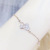 Simple Elegant Heart Peach Heart Bracelet Ins Trendy Design Female Friends Sisters Token Bracelet Internet Celebrity Bracelet Jewelry