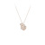Real Gold Electroplated Micro-Inlaid Elegant Rose Necklace Female Clavicle Chain 2020 Internet Hot New All-Match Jewelry Female Wholesale