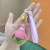 Creative Korean Version Cartoon SpongeBob Series Car Key Ring Couple Girlish Bag Pendant Small Jewelry