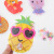 Children's Disposable Rubber Band Color Hair Band Hair Friendly String Little Bear Cartoon Pineapple Bag Rubber Band Hair Band