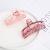 Korean Fashion Ins Transparent Catch Gap Former Red Candy Color Shower Updo Claw Clip Ponytail Hairpin