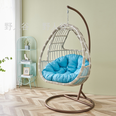 Hanging swing Chair Indoor SwingSingle Rattan Chair Home Rocking Chair Balcony Glider Foreign Trade