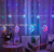 LED Star Moon Curtain Light Starry Sky Colorful Light Five-Pointed Star Indoor Decorative Light Star Moon Lighting Chain