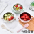 Stainless Steel Children's Cartoon Rice Bowl Double-Layer Heat Insulation Double-Ear Bowl Baby with Handle Solid Food Bowl Drop Proof Bowl with Cover Spoon