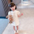 Children's Clothing Girls' Lace Dress Summer 2021 Summer New Baby Girl Princess Dress Western Style Kids' Skirt