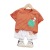 Xiaoyifeng 2021 Summer New T-shirt + Shorts Children's Short-Sleeved Suit Children Boys and Girls Two-Piece Set Wholesale