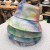 European and American Fashion Tie Dye Feather Bucket Hat Sun-Shade Fisherman Hat