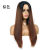 Wig Female Cross-Border New Arrival European and American Foreign Trade Hot Sale Dyed Long Straight Hair Factory Wholesale Ladies Chemical Fiber Hair Wig Sheath