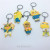 Creative Keychain Pendant Korean Cute Doll Cartoon Key Button Factory Direct Sales Support Custom Wholesale