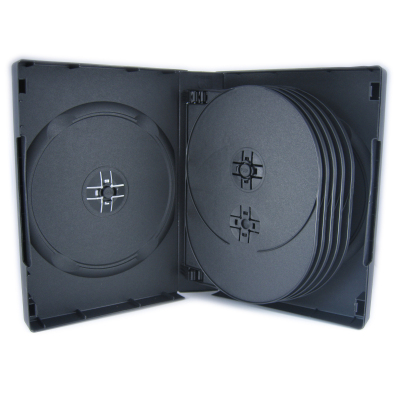 39mm  12discs black dvd box