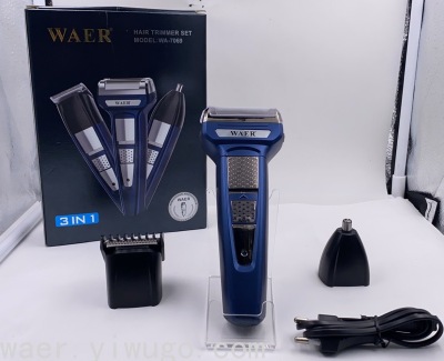 Three-in-One Electric Shaver