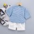 Xiaoyifeng 2021 Summer New T-shirt + Shorts Children's Short-Sleeved Suit Children Boys and Girls Two-Piece Set Wholesale