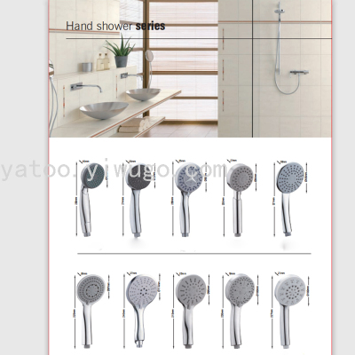Shower Shower Head Water Heater Supercharged Shower Shower Head Bathroom Bath Handheld Household Faucet