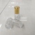 Small Octagonal Glass Bottle Transparent Octagonal Bottle Roll-on Bottle Essence Perfume Bottle Multi-Capacity Glass Bottle