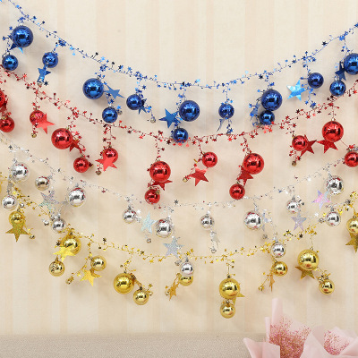 Shopping Mall Hotel Festival Ceiling Colorful Ball Hanging Piece Pendant Christmas Decorations Hanging Ball Strings Hanging Ball Bells Dragon Clock Strings