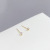 One Card Three Pairs Combination Set Fashion Design Personality Three-Piece Suit Ear Studs Sterling Silver Needle Earrings Female Earrings