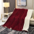 2021 cashmere double cashmere striped Double Blanket single solid blue blanket method room sofa cover.