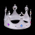King Crown Halloween Ball Dress up Plastic Crown Truncheon Party Supplies Birthday Crown Princess Crown