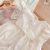 Free Bow Hair Band Thin Summer Clothing Flounced Sleeve Female Baby French Onesie Princess Romper Ml135
