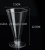 Plastic Mousse Cup Transparent Goblet Mousse Desser Cup Dessert Cup Cocktail Glass Tiramisu Cup