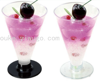 Plastic Mousse Cup Transparent Goblet Mousse Desser Cup Dessert Cup Cocktail Glass Tiramisu Cup