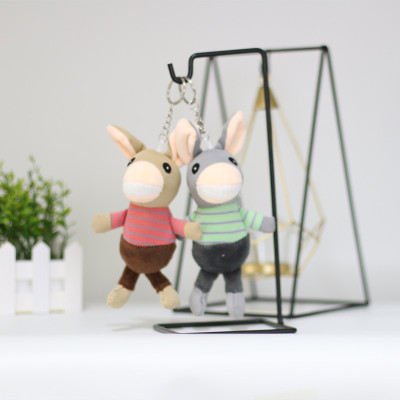 Donkey Cute Little Donkey Donkey Pendant Plush Toy Small Ganji Donkey Pendant Keychain Children Doll Small Gift