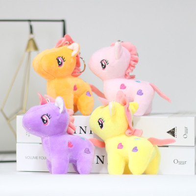 Unicorn Pendant Small Horse Doll Small Horse Pendant Plush Toy Doll Doll Keychain Pendant