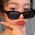 Popular Jennie Same GM Sunglasses Female Ins TikTok Same European and American Style Sunglasses Korean Style Fashionable Disco Jumping Glasses