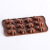 12-Piece Dinosaur Silicone Mold Animal Image Silicone Chocolate Mold Cake Baking Ice Cube Ice Tray Epoxy Model