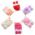 New Breathable Solid Color Chiffon Flower Baby Hat Socks European and American Cute Princess Bowknot Newborn Suits