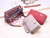 Wallet Women's Wallet Double Pull Mobile Phone Bag Exquisite Cherry Pu Hardware Matching Cute Silk Screen Small Bag