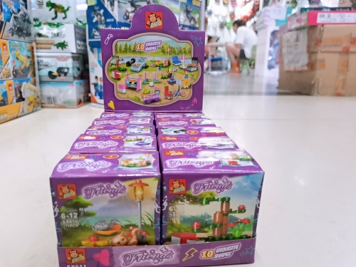 Wanjiada Building Block Girl My Playground