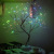 Led Copper Wire Lamp Small Tree Starry Pearl Plum Blossom Five-Pointed Star Touch Gift Bedroom Christmas Decoration Night Light