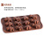 12-Piece Dinosaur Silicone Mold Animal Image Silicone Chocolate Mold Cake Baking Ice Cube Ice Tray Epoxy Model