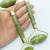 Natural Xiuyan Jade Jade Double-Headed Beauty Instrument Massage Stick Roller Face Slimming Facial Jade Push Wholesale