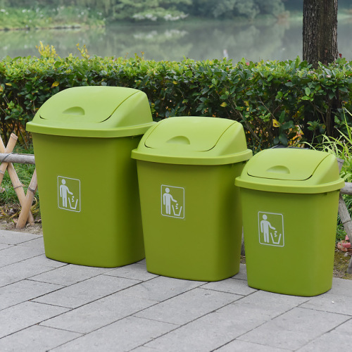 Trash Can 70l50l Large Capacity Outdoor Property Commercial Covered Kitchen Household Classroom Bucket with Lid Extra Large
