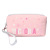 Pink Girl Heart Lettered Make-up Bag Large Capacity Portable Buggy Bag Hand Waterproof Travel Portable Toiletry Bag