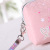 Pink Girl Heart Lettered Make-up Bag Large Capacity Portable Buggy Bag Hand Waterproof Travel Portable Toiletry Bag