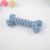 Pet the Toy Dog Toy Bone Cotton String Woven Pet Supplies Bite-Resistant Simulation Dog Bone