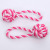 New Cat Toy Cotton String Dog Toy Ball 7cm Dog Bite Ball Toy Molar Pet Toy