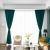Nordic Simple High-End Pure Color Artificial Silk Curtain Full Shading Forged Surface High Precision Dense Cloth Living Room Bedroom Balcony Curtain