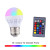 LED Plastic Bag Aluminum Remote Control Globe RGB Colorful RGBW Bulb with Memory