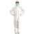 Disposable Protective Clothing SF Breathable Film Non-Woven One-Piece Epidemic Prevention Hooded Isolation Working Protective Clothing Spot