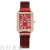 New Popular Watch WeChat Gift Watch Fashion Diamond Roman Digital Square Dial Quartz Women's Watch Student's Watch