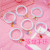 Flash Children's Waterproof Mosquito Repellent Bracelet Adult Girl Heart Bracelet Pendant Mosquito Prevention Silica Gel Bracelet Stall Supply